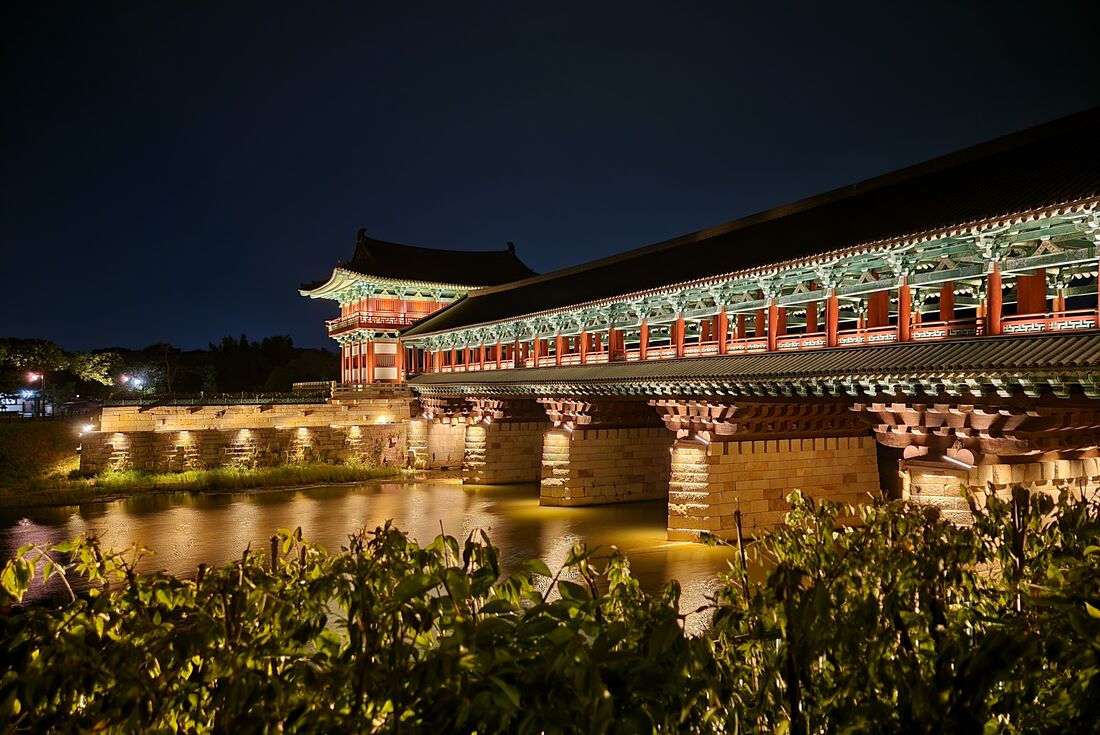 Classical architecture in rural South Korea