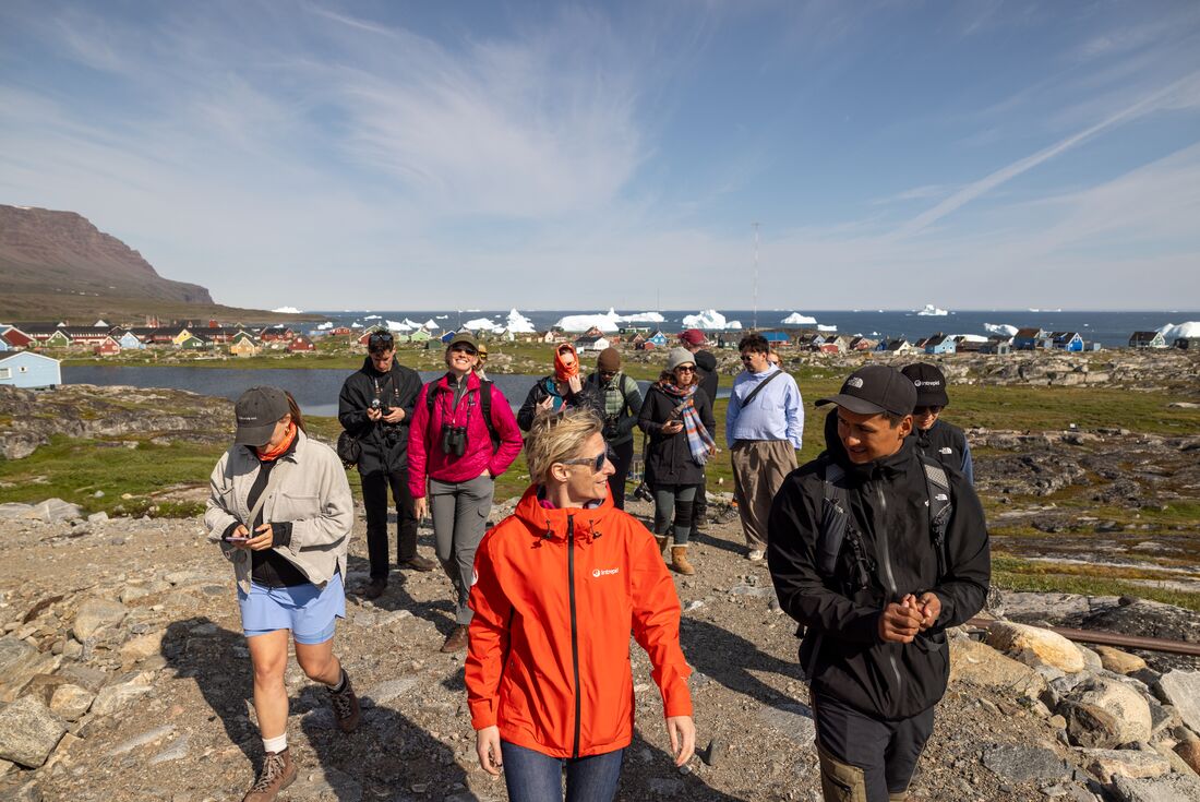 Exploring Qeqertarsuaq town on Disko Island