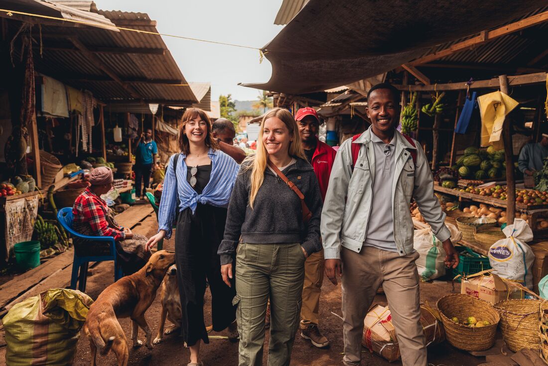 Exploring Mto wa Mbu village market