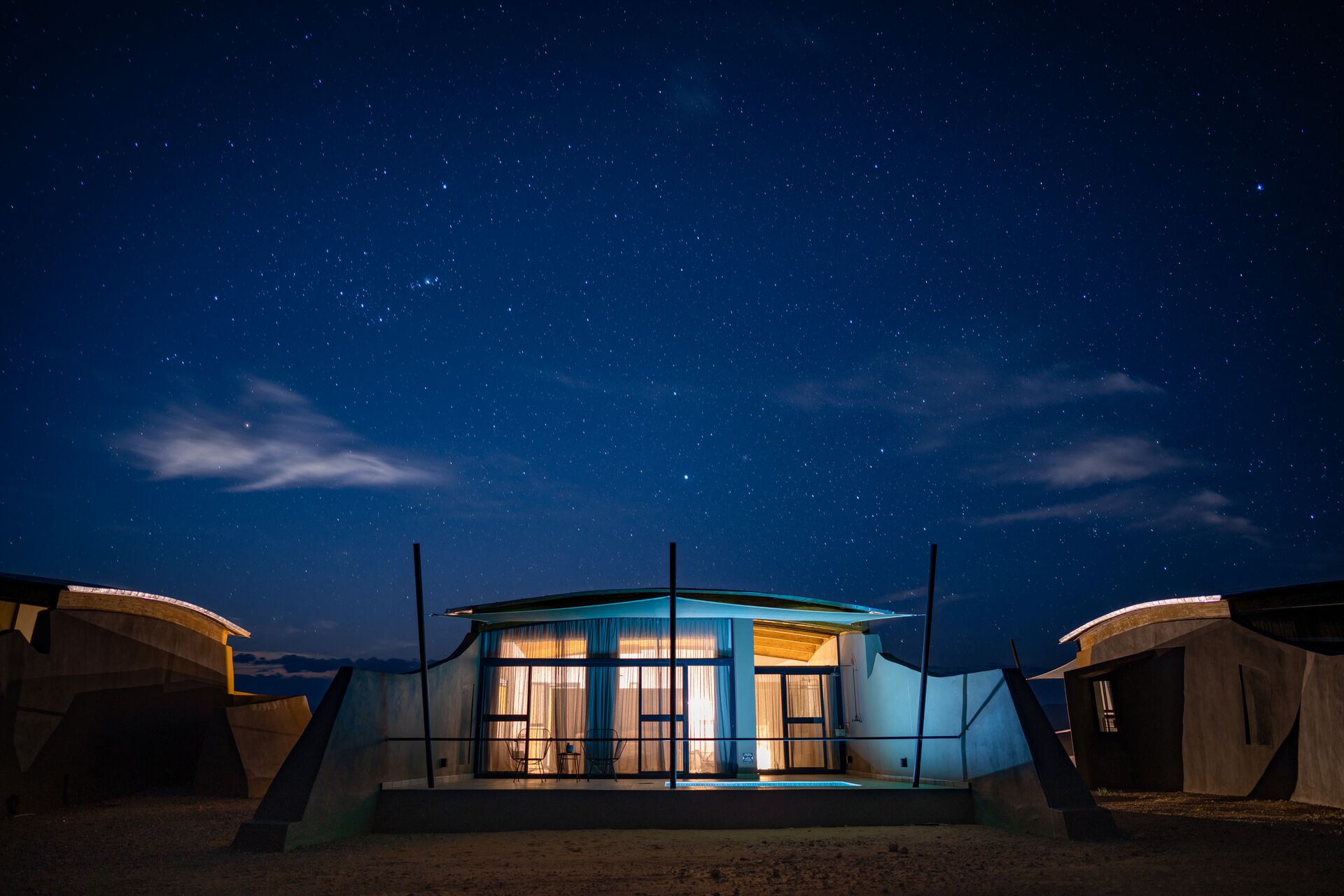 Take in the night sky without light pollution in the Namibian Desert Grace
