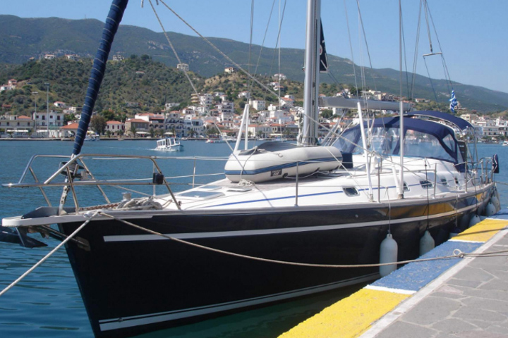 Ocean Star 51.2 exterior at dock