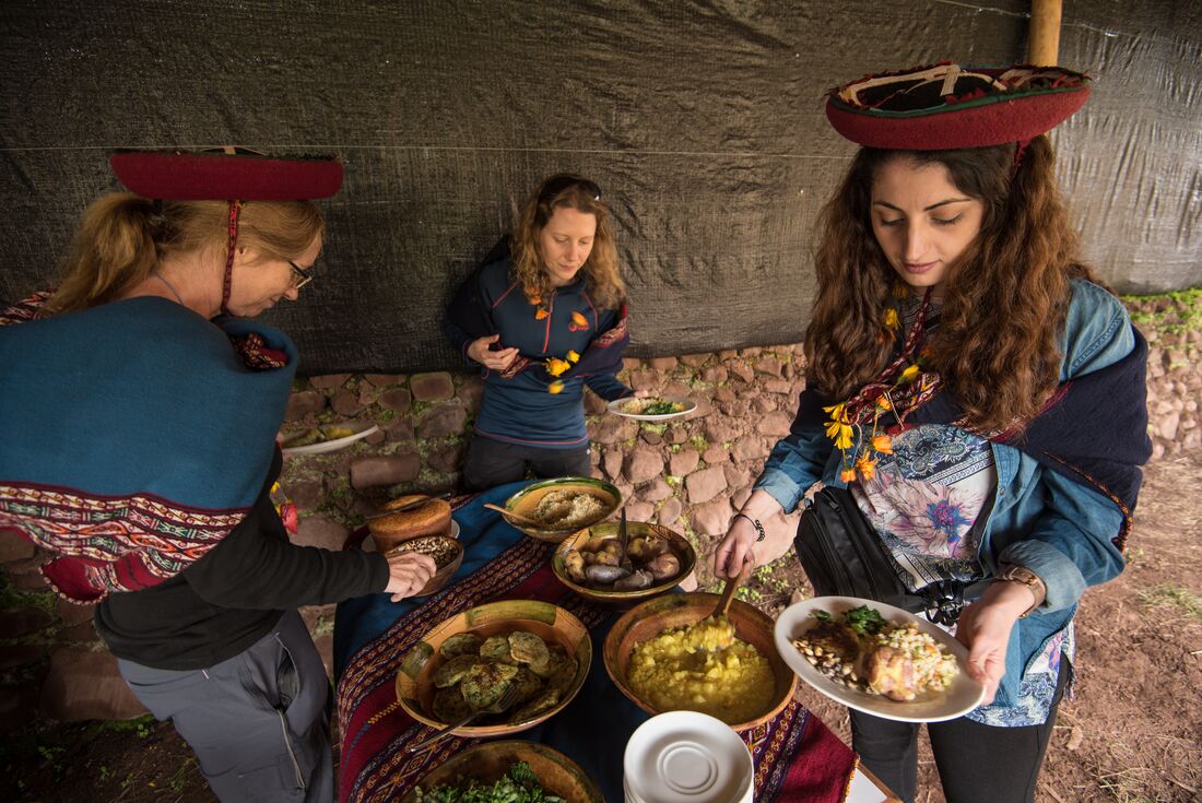 Intrepid Travel Peru Sacred Valley community visit