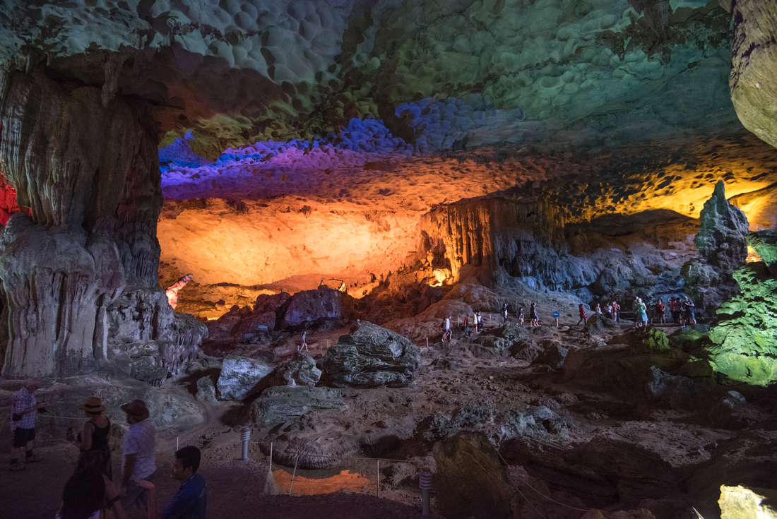vietnam halong bay cave traveller group