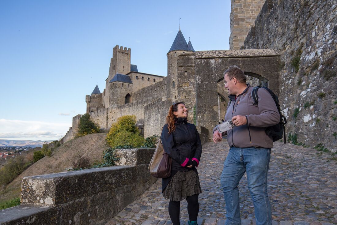 Chateau Comtal in Carcassonne - France