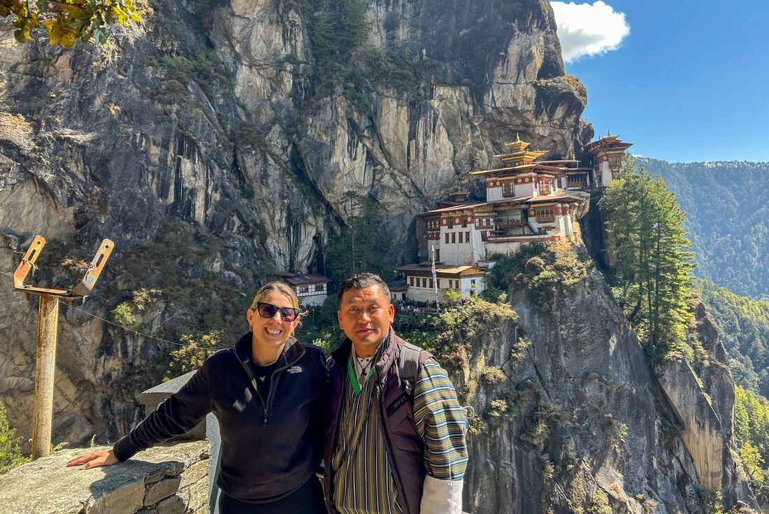 At Paro Taktsang, the TIger's Nest Monastery