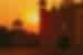india agra taj mahal sunset