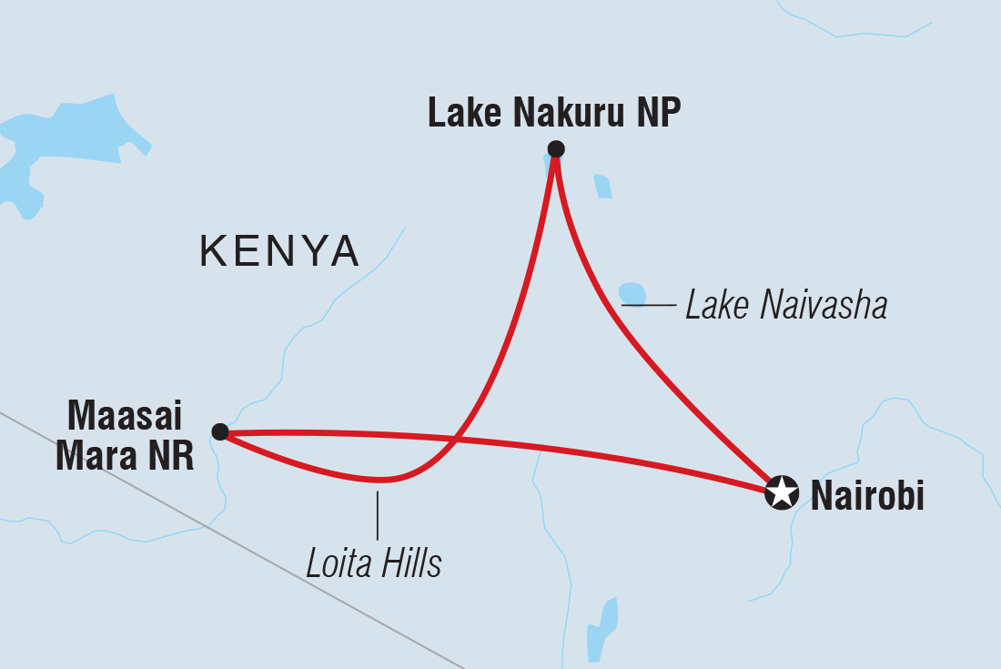 Map of Premium Kenya including Kenya