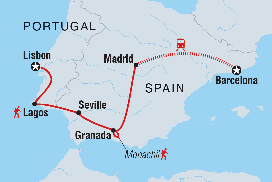 Map of Essential Spain And Portugal including Portugal and Spain