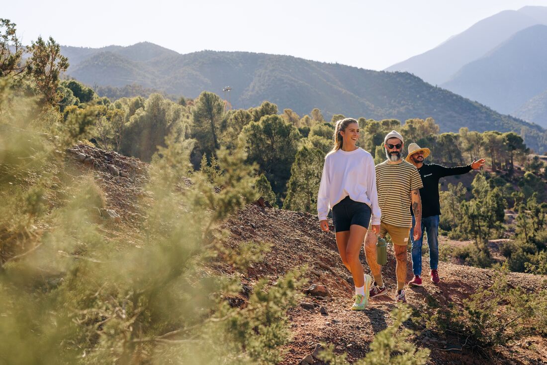 Hiking in Ouirgane, Atlas Mountains, Morocco
